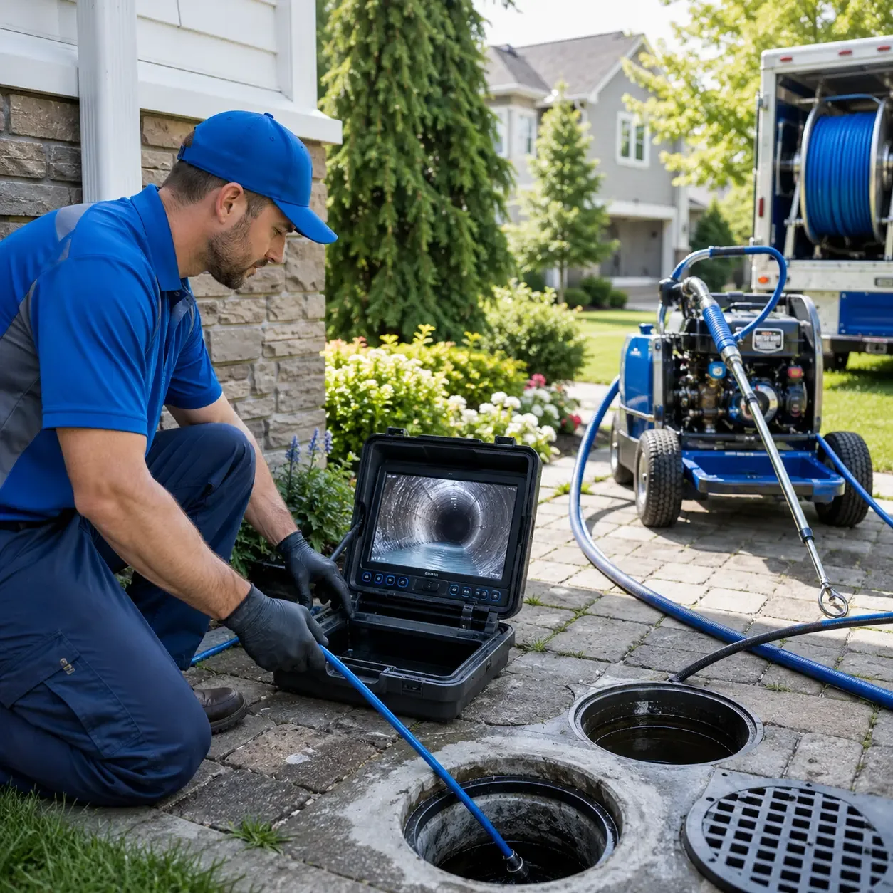 Outdoor drain cleaning professionals serving Lyndeborough, NH